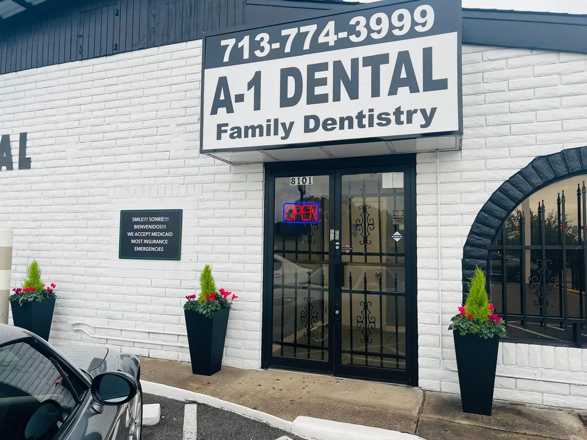 Front entrance of A-1 Dental & Associates, Fondren Southwest, Houston