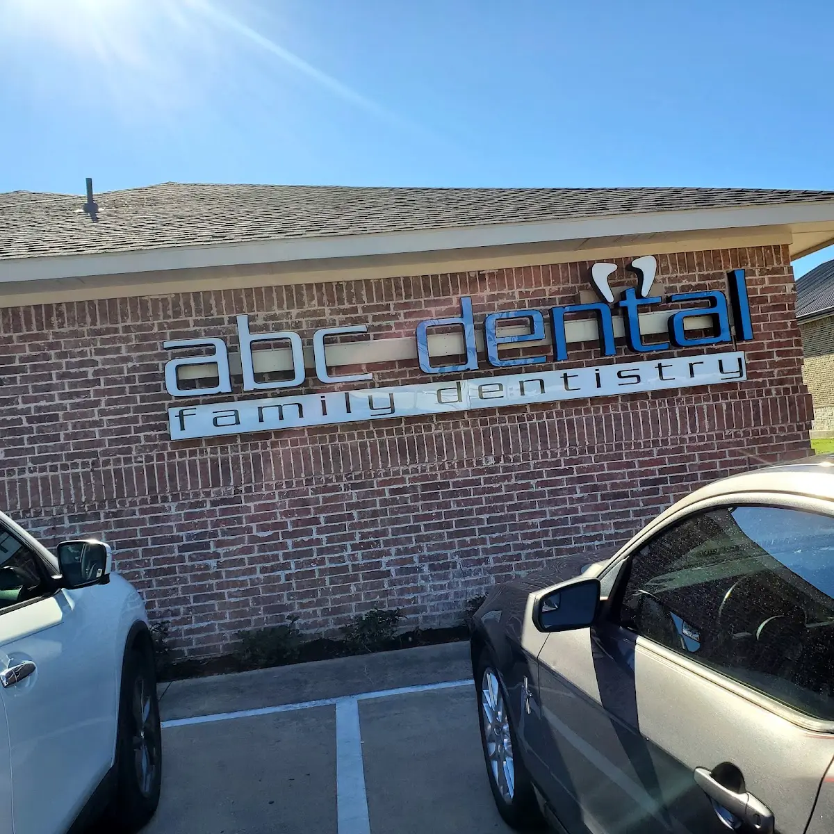 Front entrance of ABC 123 Dental, Heritage, Fort Worth