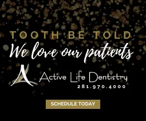 Waiting area at Active Life Dentistry, Jones Road Location, West Houston, Houston