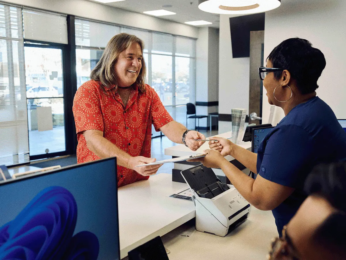Reception at Affordable Dentures & Implants, Northeast Houston, Houston