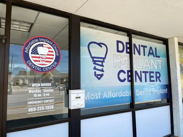Treatment room at Affordable Implant Choice Center Dallas, Lake Highlands, Dallas