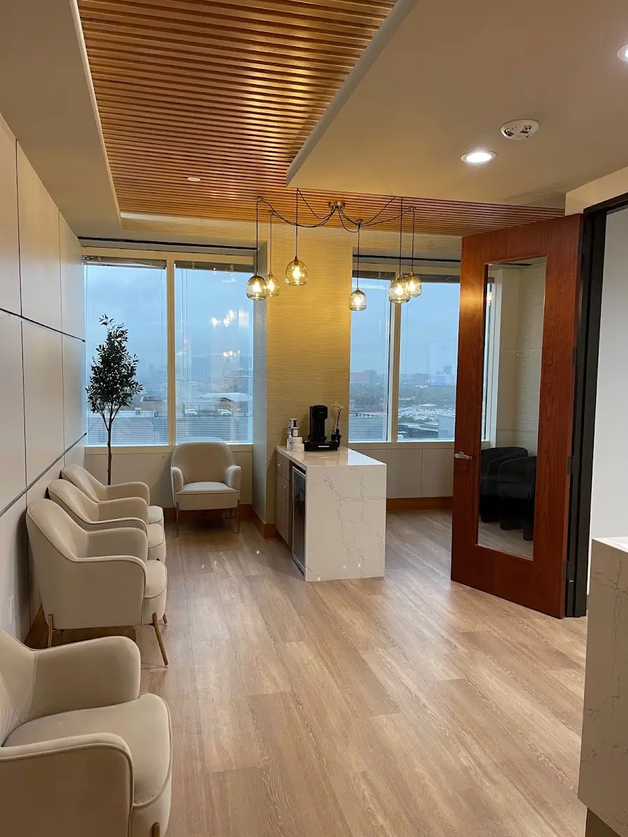 Waiting area at Alfi Oral, Dental Implant & Facial Surgery, Texas Medical Center, Houston