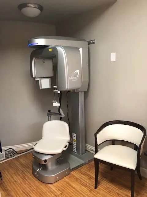 Treatment room at All Smiles Dentistry and Implant Center, La Habra, La Habra
