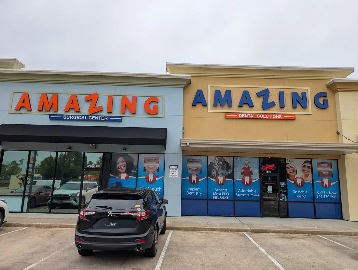 Waiting area at Amazing Dental Solutions, Energy Corridor, Houston