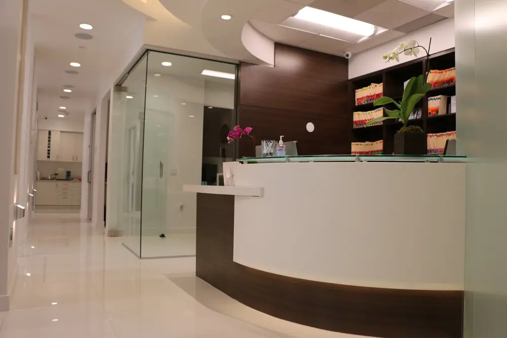 Treatment room at Angeleno Smile, Westwood, Los Angeles