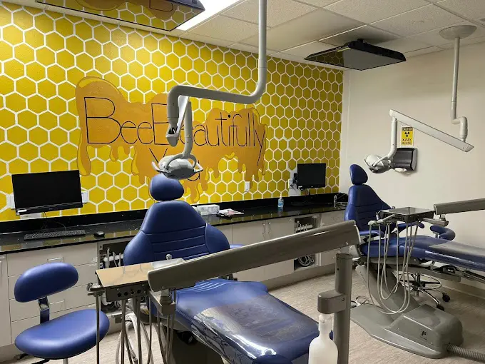 Waiting area at Bee Kidds Pediatric Dentistry, Oak Cliff, Dallas