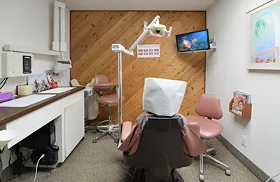 Treatment room at Bijan Family Dental Practice, Fountain Valley, Fountain Valley