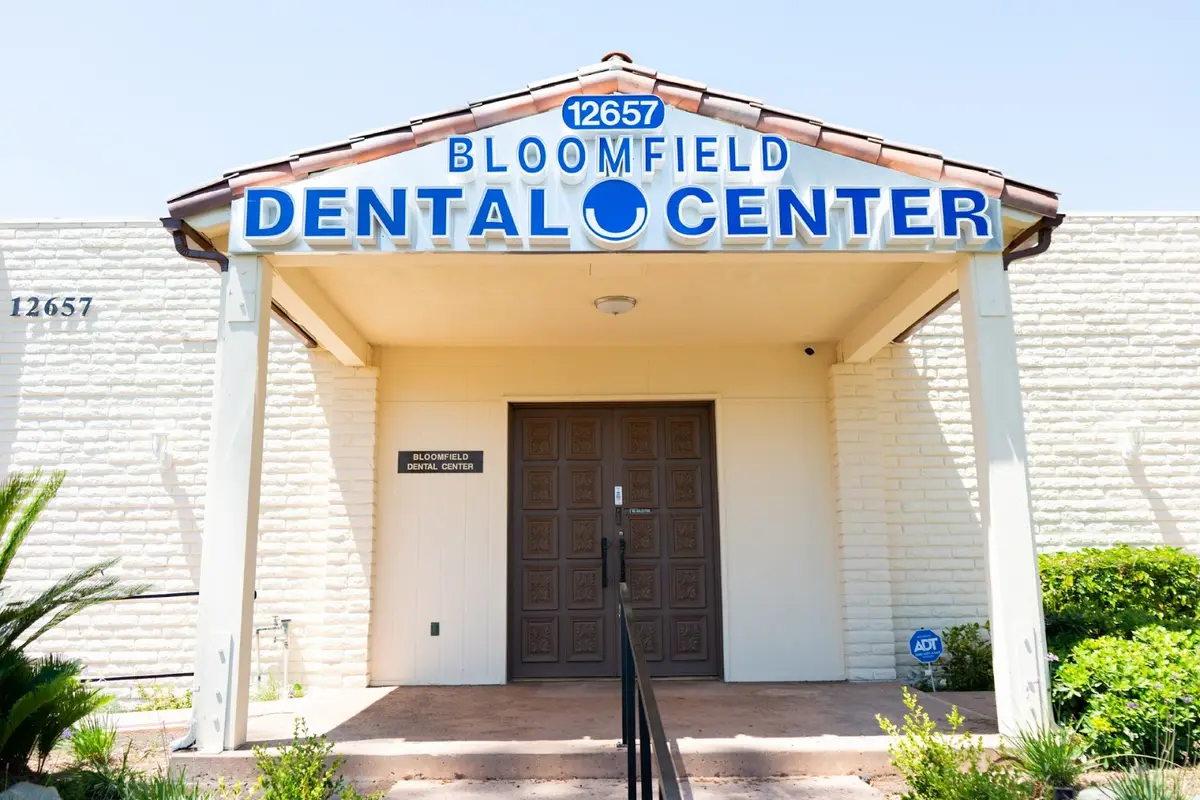 Front entrance of Bloomfield Dental Center, Cerritos, Cerritos
