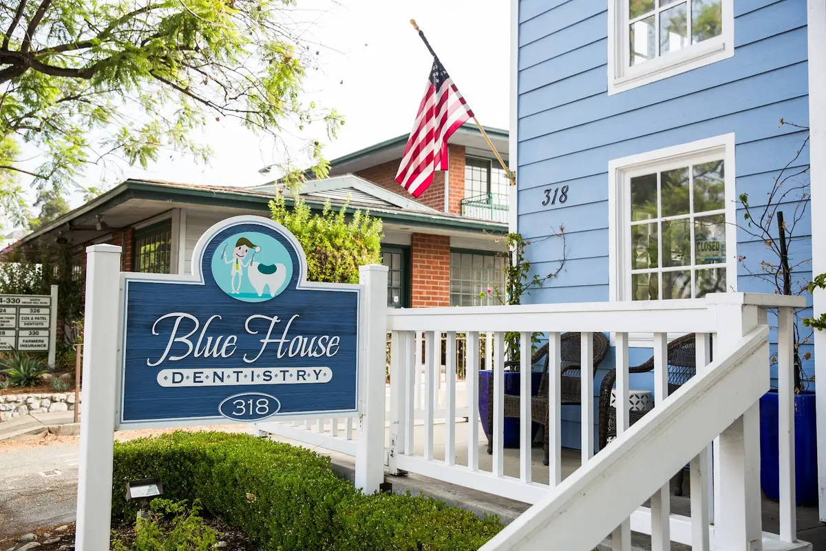 Front entrance of Blue House Dentistry, Claremont, Claremont