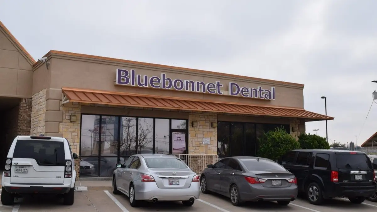 Waiting area at Bluebonnet Dental Care, Arlington Heights, Fort Worth