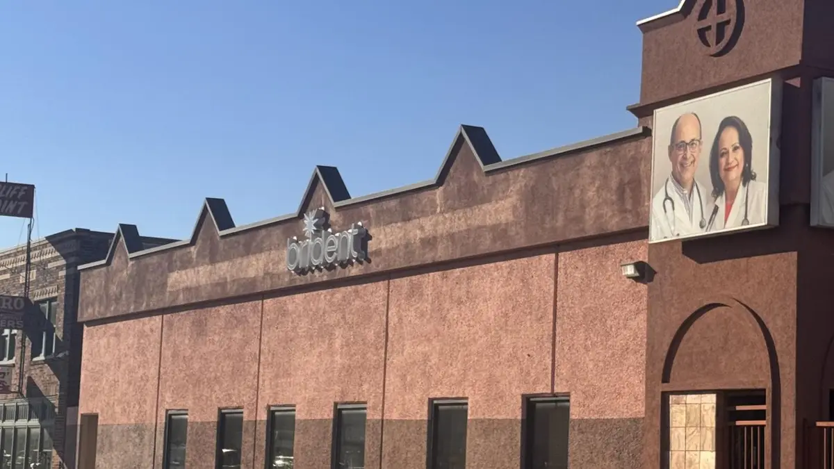 Front entrance of Brident Dental & Orthodontics, Oak Cliff, Dallas
