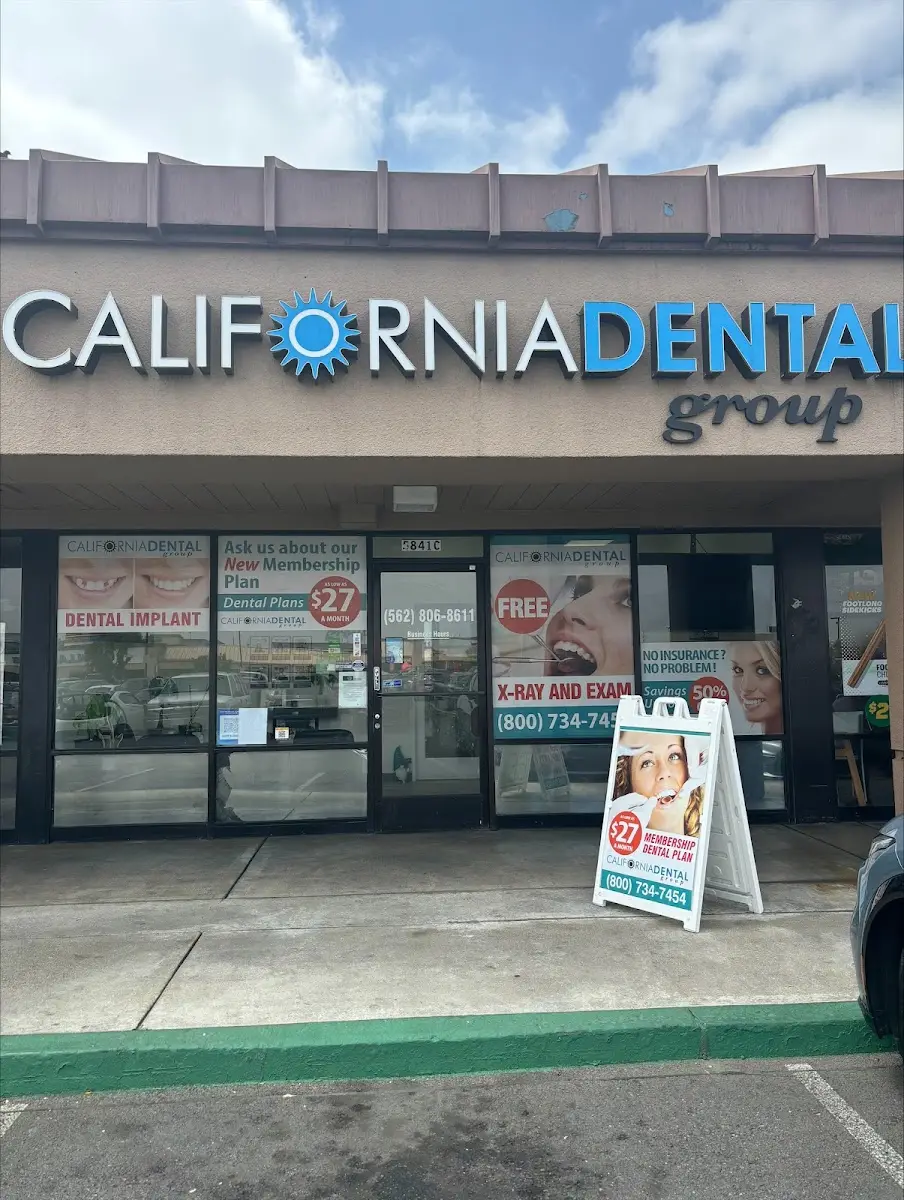 Front entrance of California Dental Group, South Gate, South Gate
