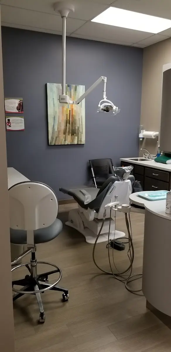 Treatment room at Can-Am Dental, Compton, Compton