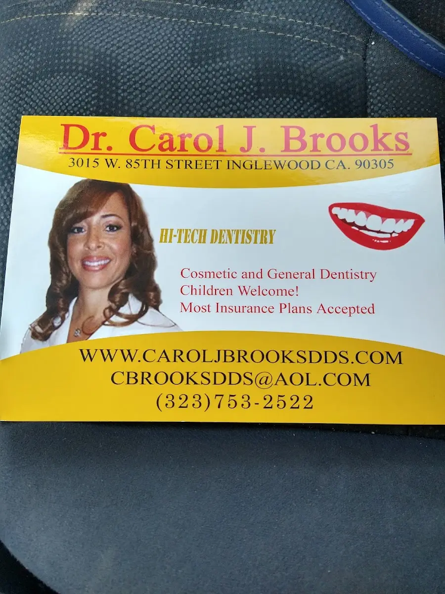 Waiting area at Carol J. Brooks, DDS, Inglewood, Inglewood