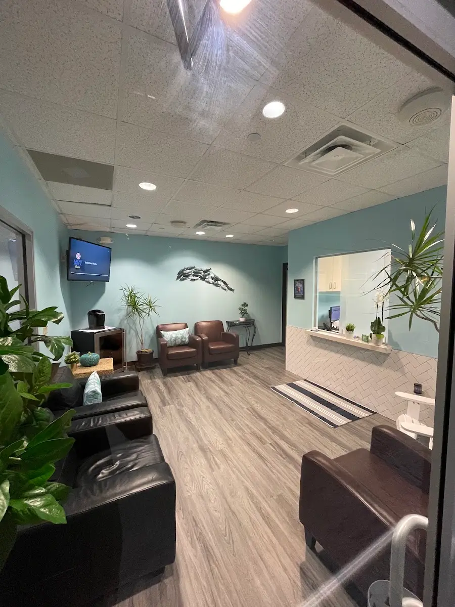 Waiting area at Dallas Dental Specialists, Casa View, Dallas