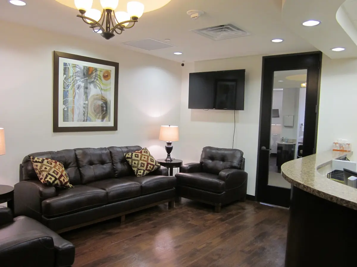 Treatment room at Dallas Uptown Endodontics, Oak Lawn, Dallas