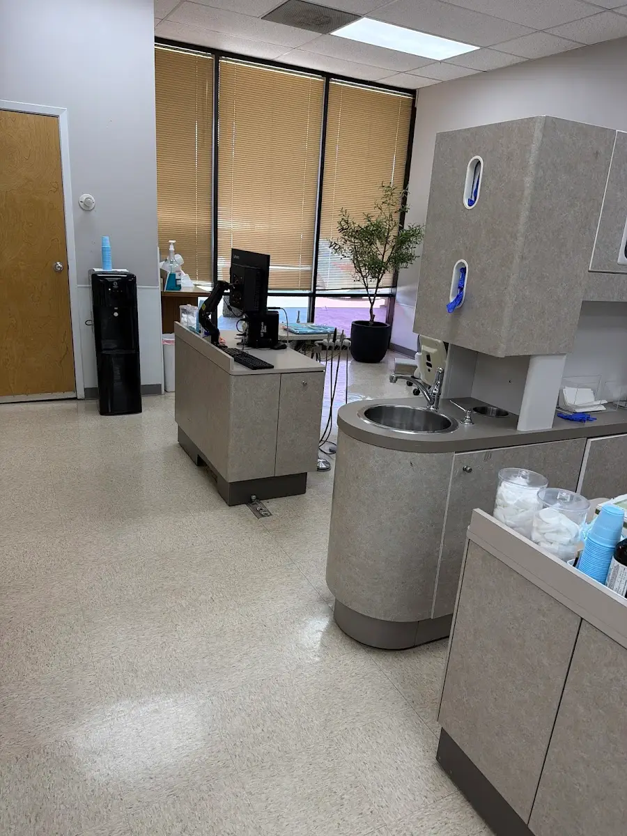 Waiting area at Dao Dental Group, Greenspoint, Houston