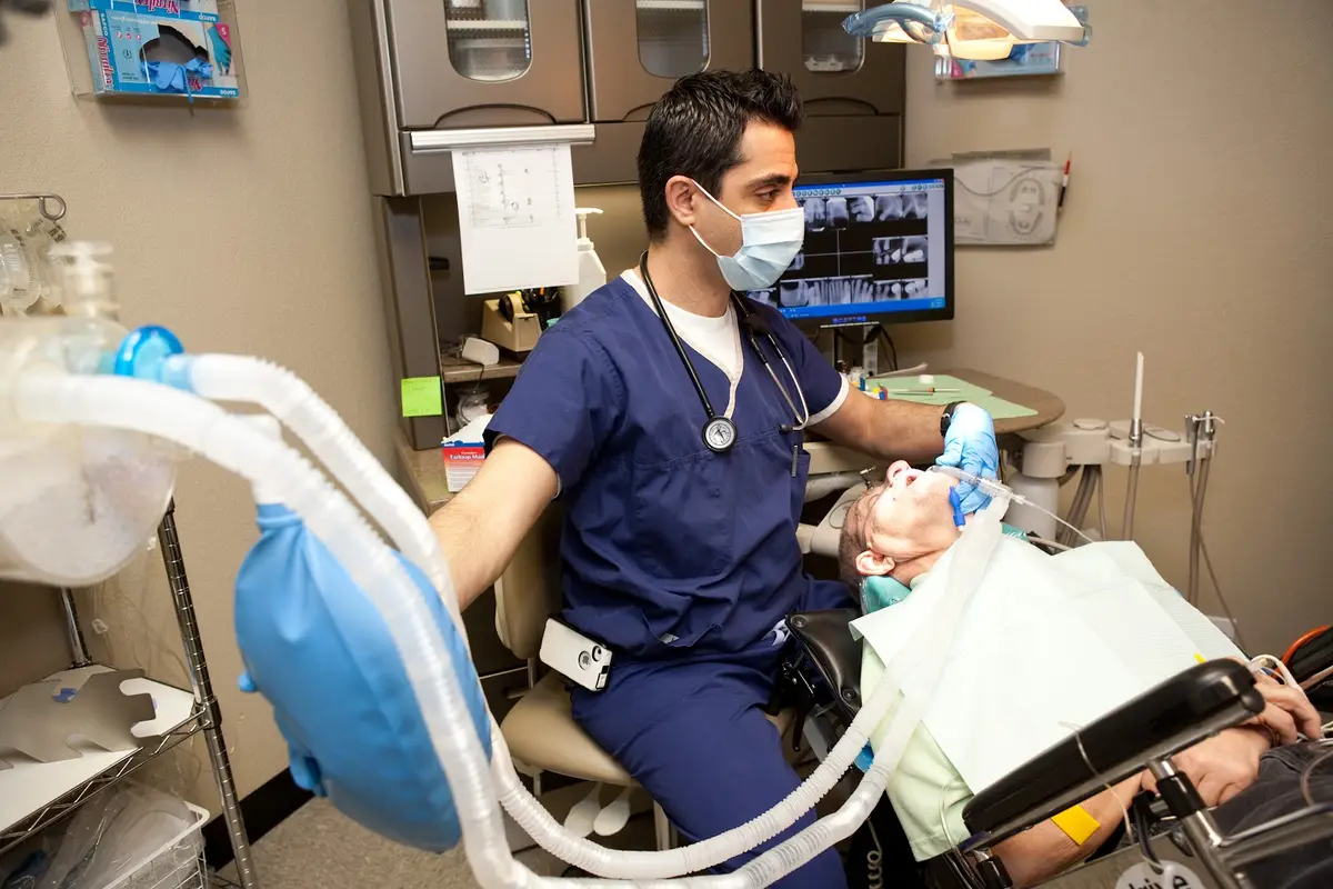 Reception at Dental Anesthesia Specialists, Vickery Meadow, Dallas