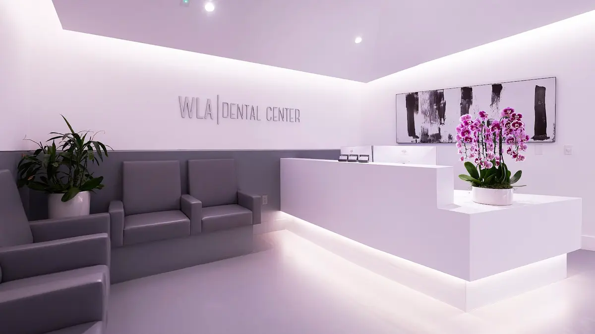 Waiting area at Dental Center-West Los Angeles, Westwood, Los Angeles