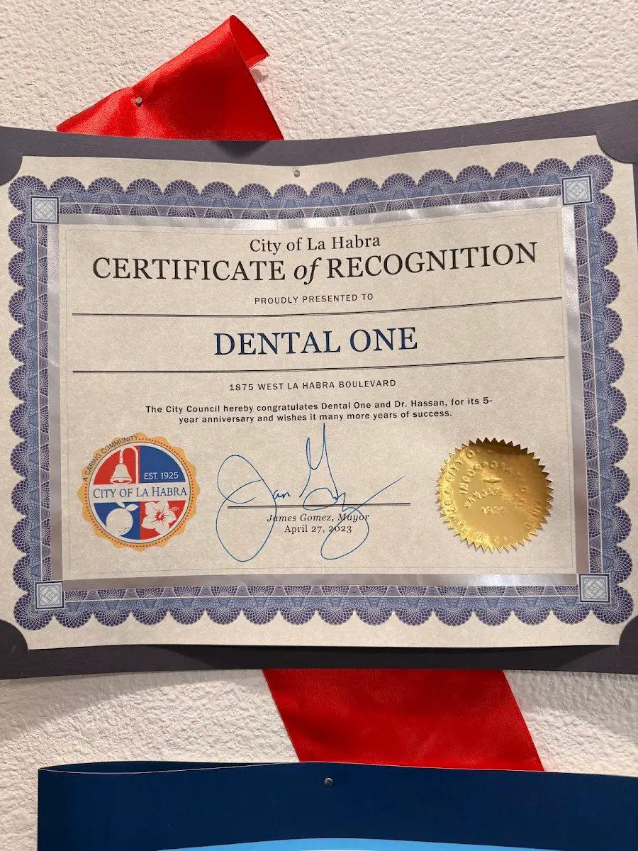Chairside at Dental One, Dr Ahmad Hassan Tokatli DDS, La Habra, La Habra