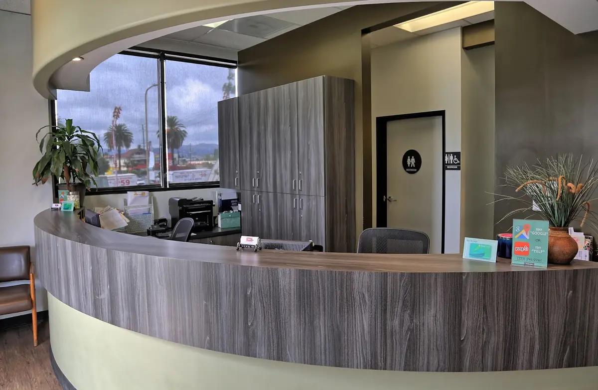Reception at Dental Pros, Los Feliz, Los Angeles