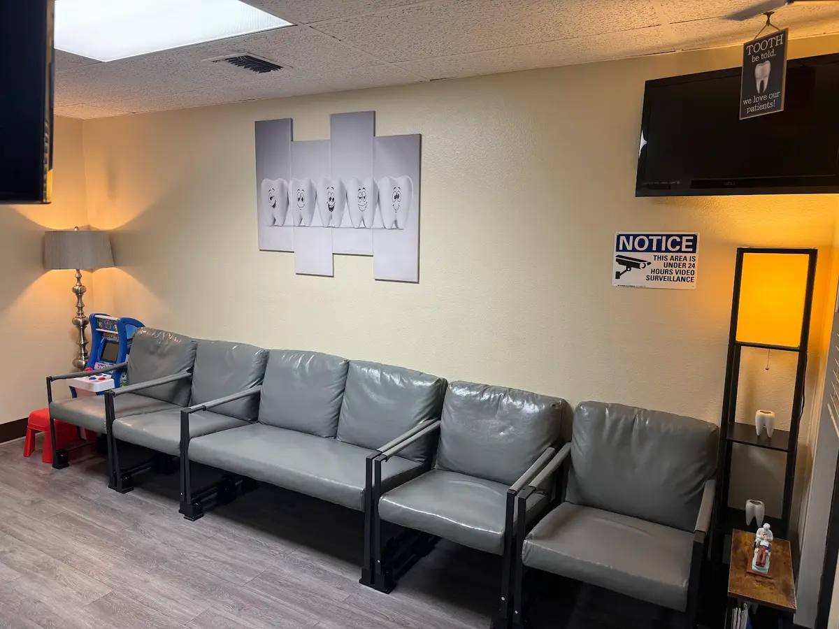 Waiting area at Dental Town Center, Pomona, Pomona