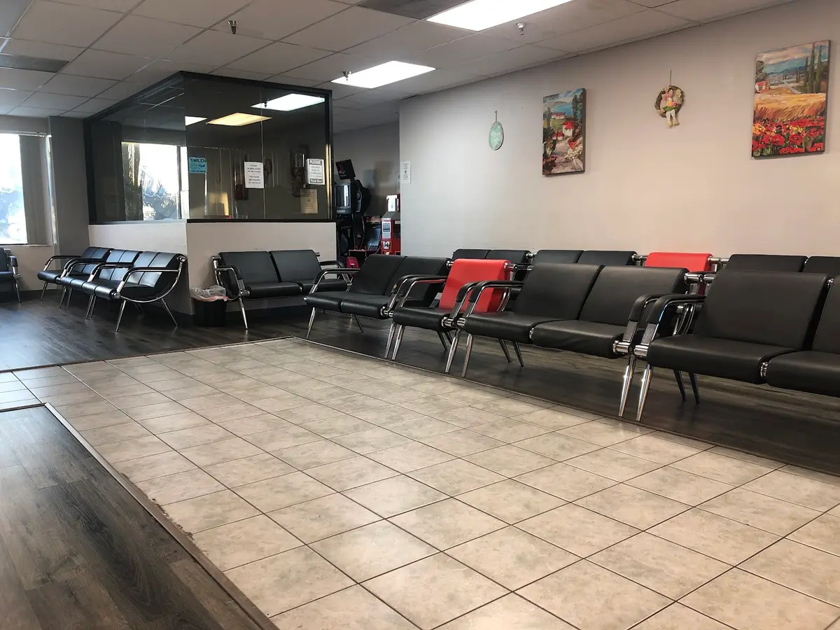 Waiting area at Dentaland, Huntington Park, Huntington Park