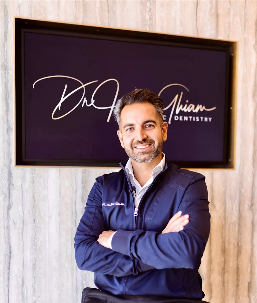 Chairside at Dr. Joshua Ghiam Aesthetic Dentistry, Beverly Hills, Los Angeles