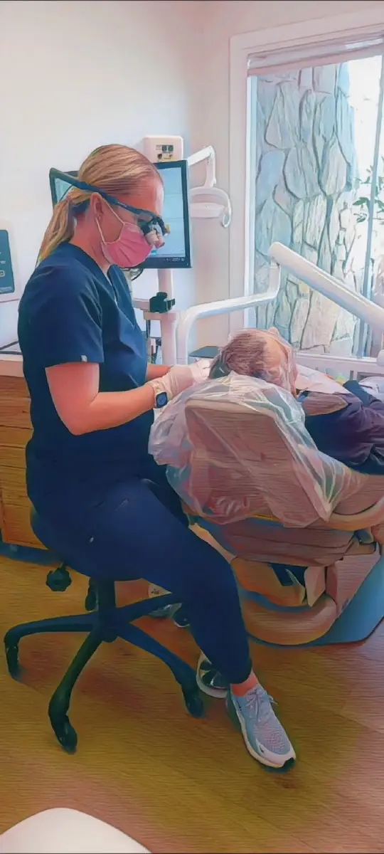 Treatment room at Dr. Peri Hanawalt Wes, DMD, La Verne, La Verne