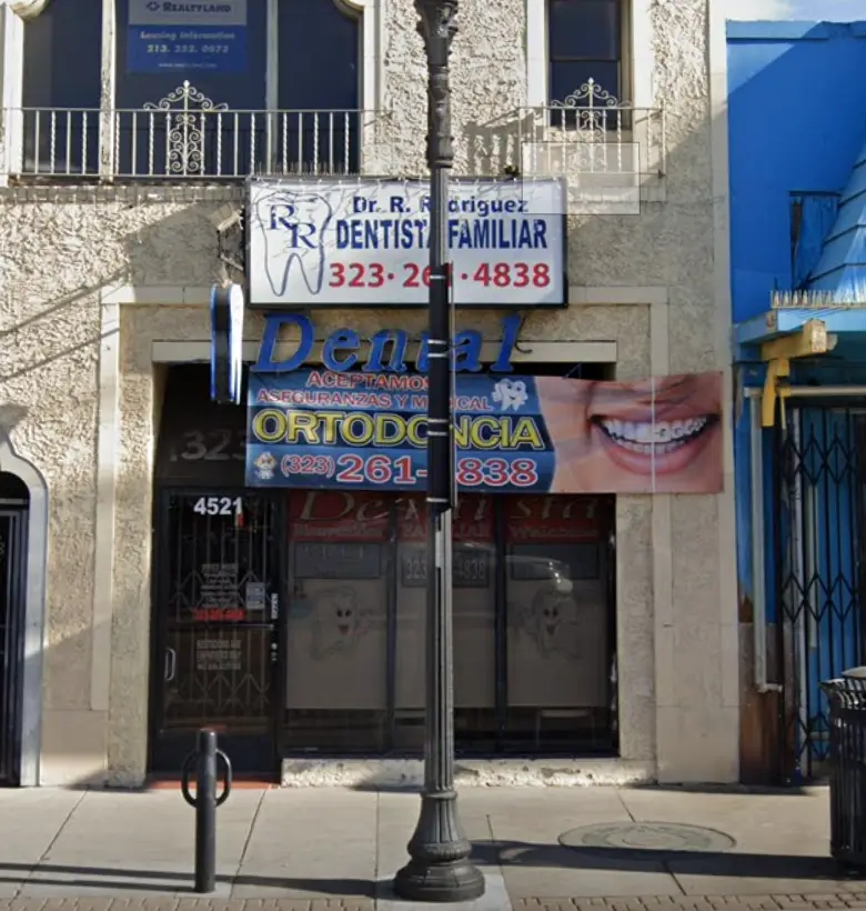 Front entrance of Dr. Ricardo Rodriguez, DDS Dental, Boyle Heights, Los Angeles