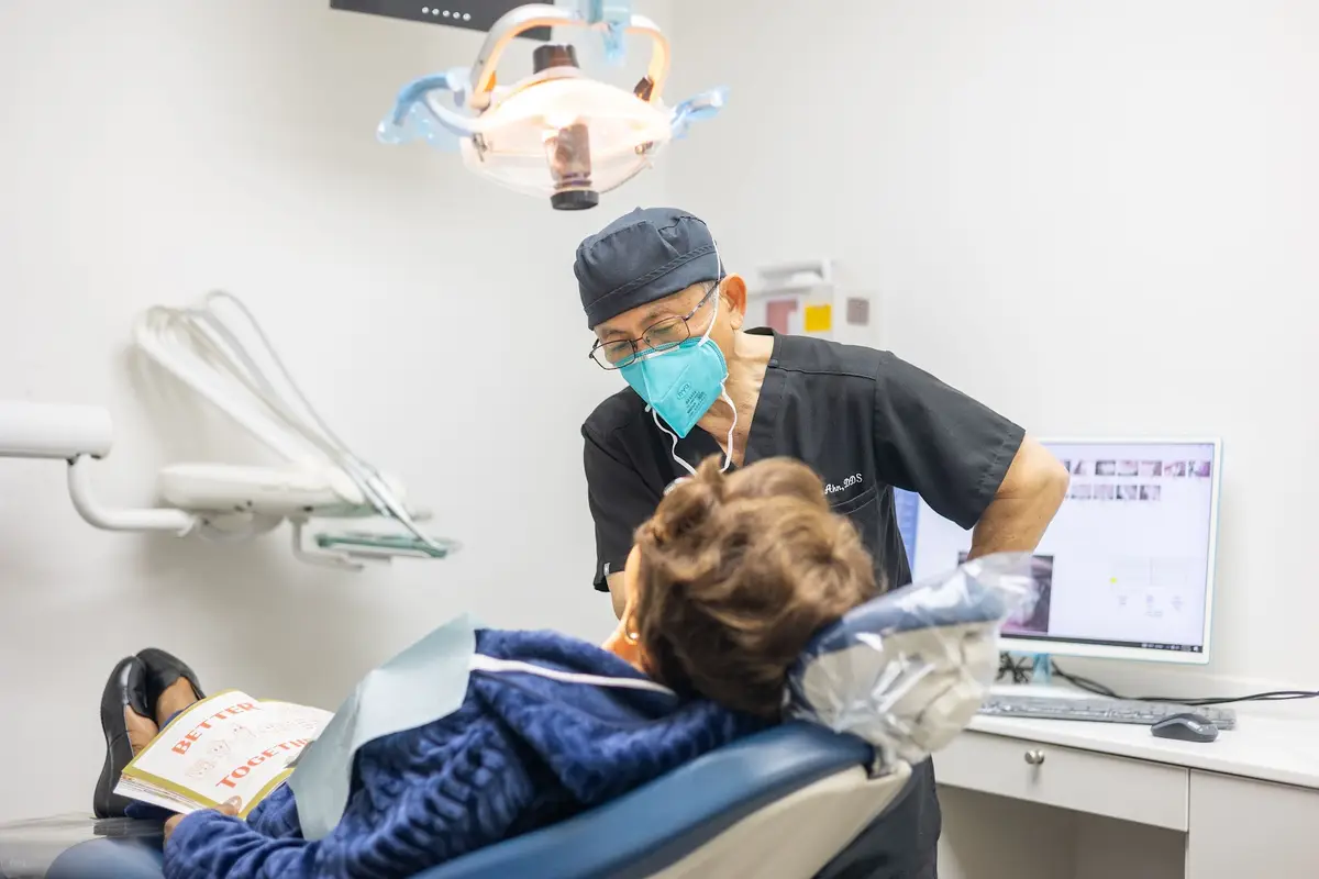 Chairside at Dr. Song Ahn DDS, Houston Heights, Houston