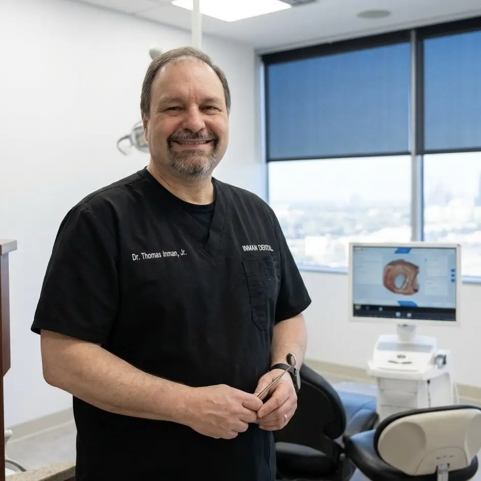 Chairside at Dr. Thomas Inman, Jr., D.D.S., Energy Corridor, Houston