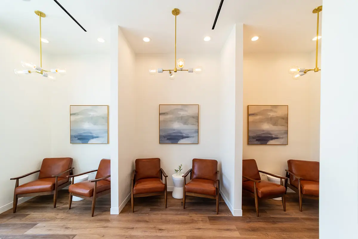 Waiting area at Elevated Dentistry, La Verne, La Verne