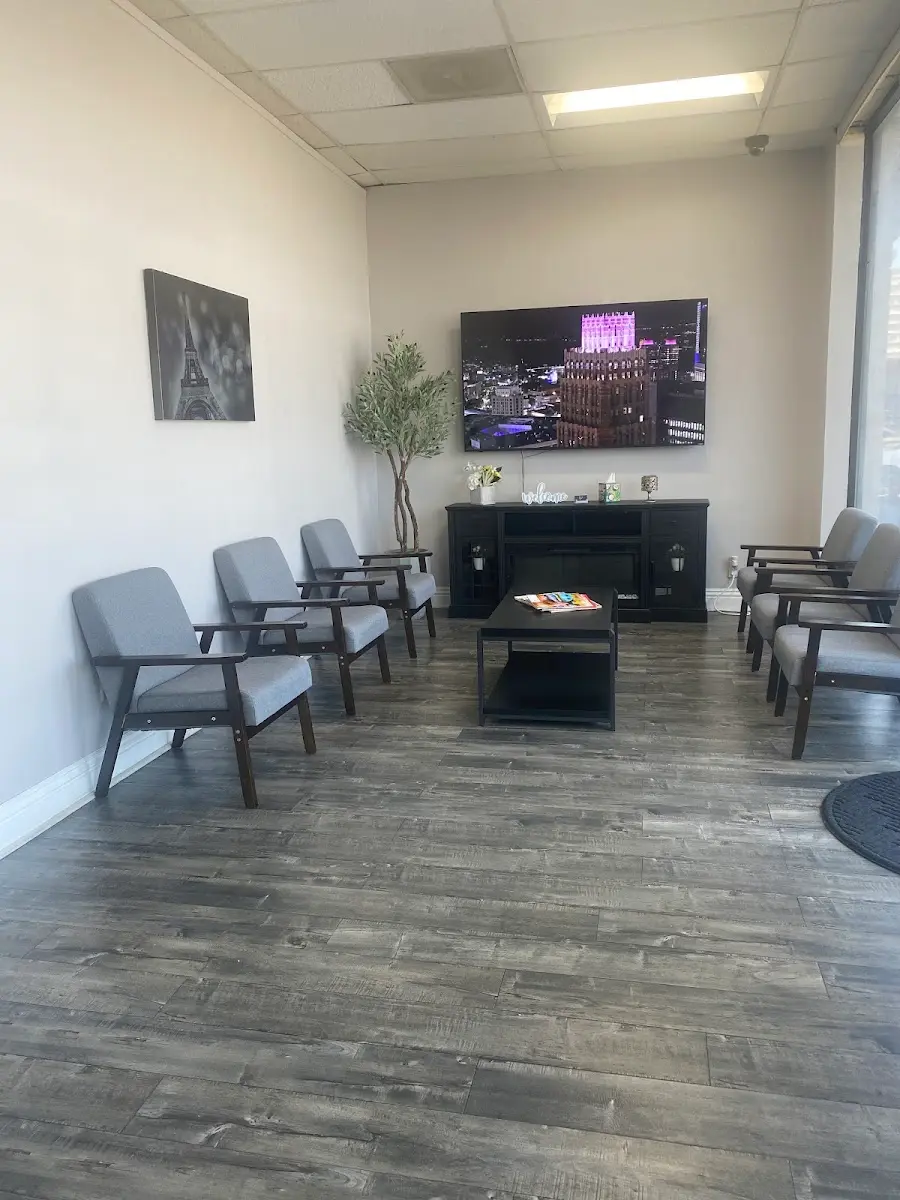 Waiting area at Elia Family Dental Care, North Hollywood, Los Angeles