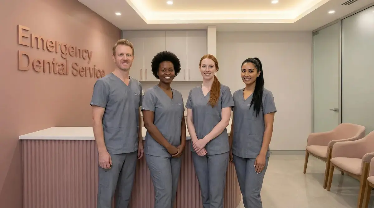 Treatment room at Emergency Dental Service, Third Ward, Houston