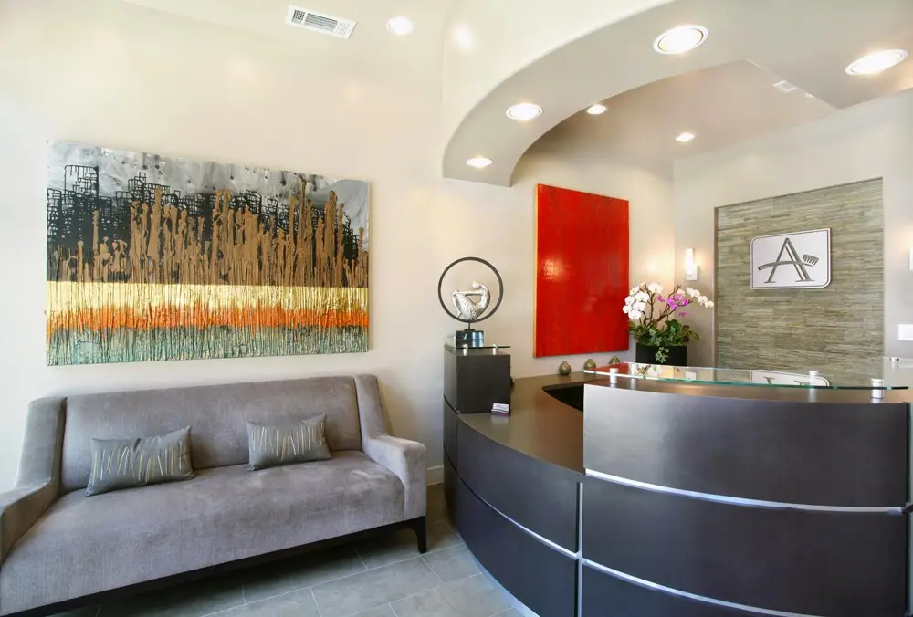 Treatment room at Exquisite Dentistry, Mid Wilshire, Los Angeles