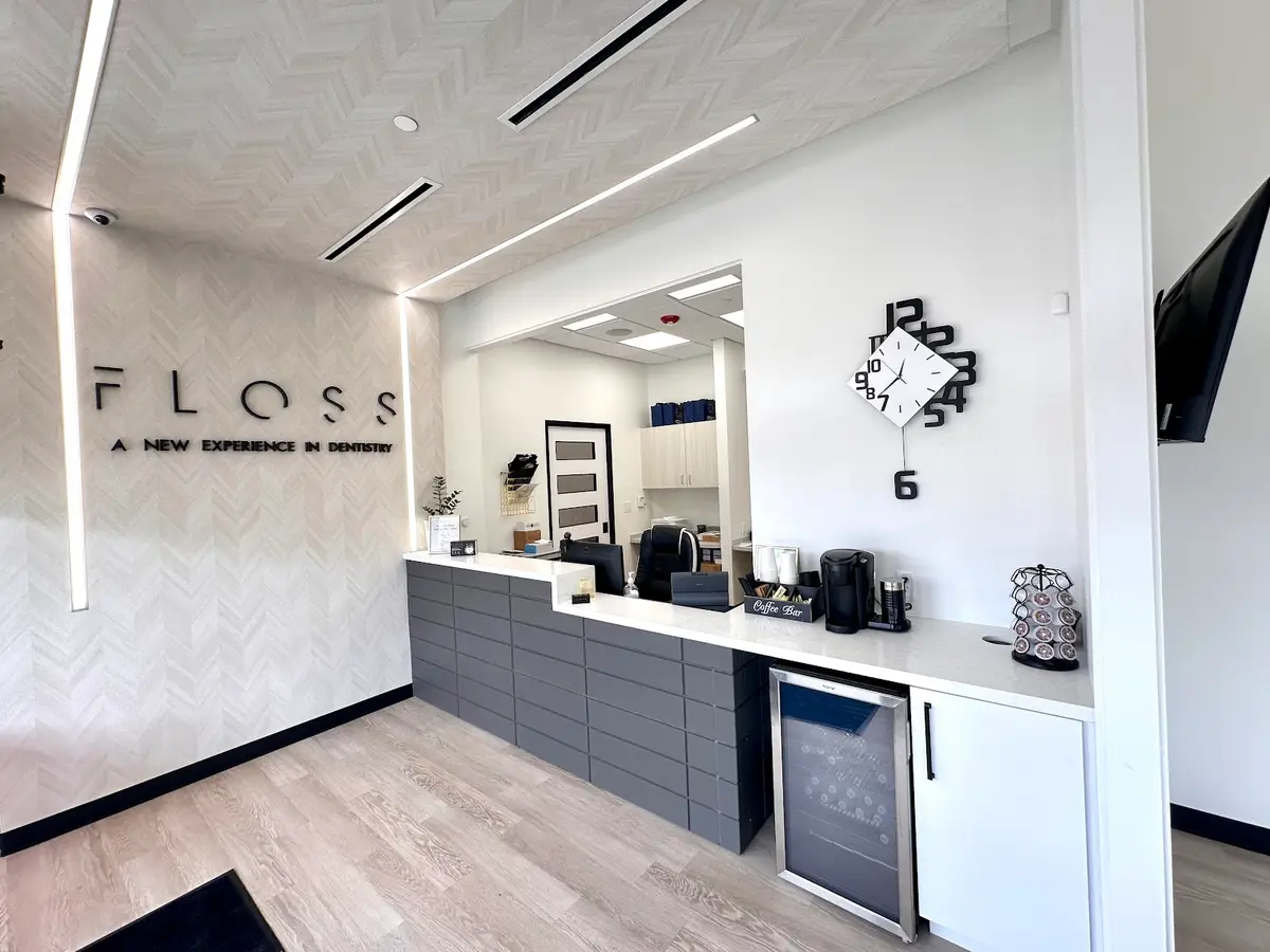 Waiting area at Floss Family Dental, Chinatown, Houston