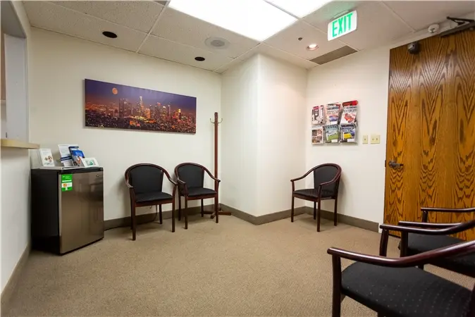 Reception at FLOSS n LA Dental, Westchester, Los Angeles