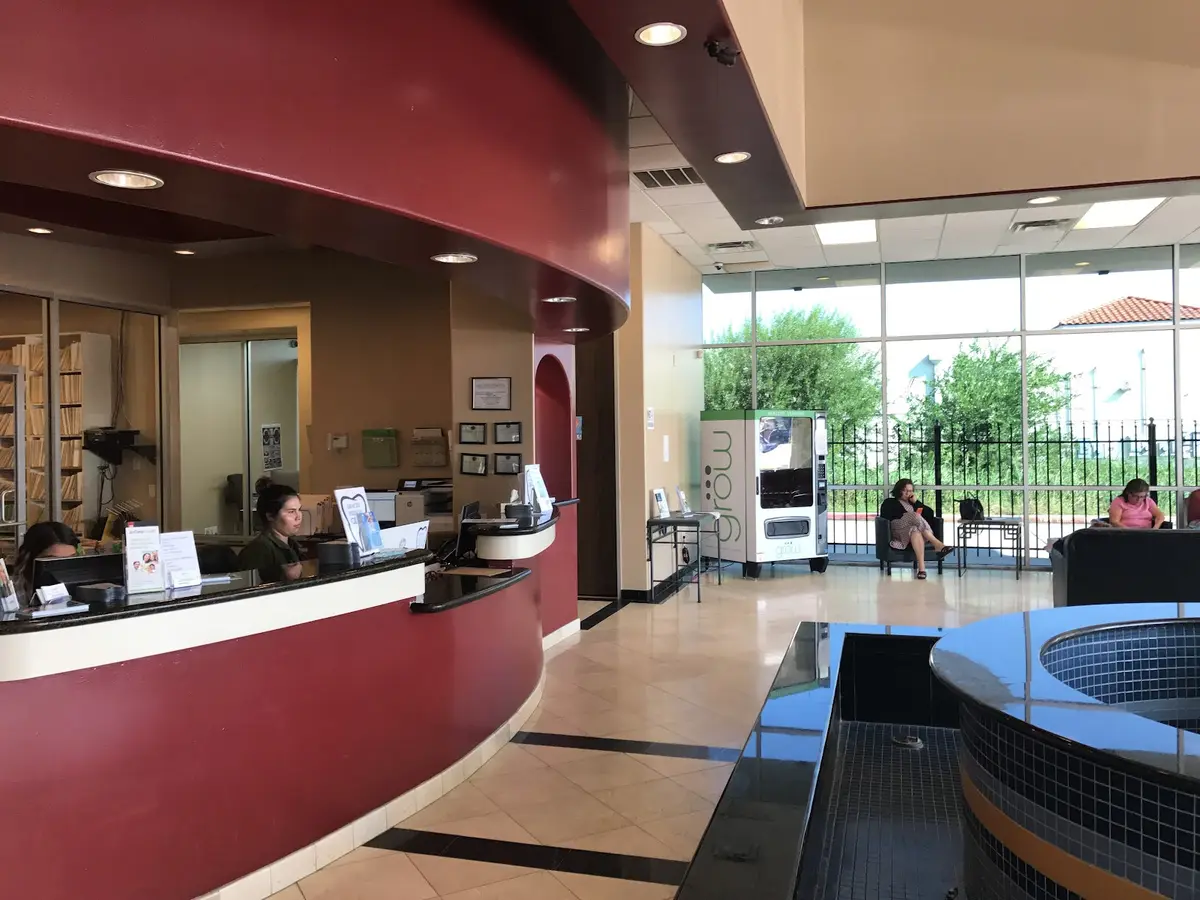Waiting area at Foster W DDS, Greenspoint, Houston
