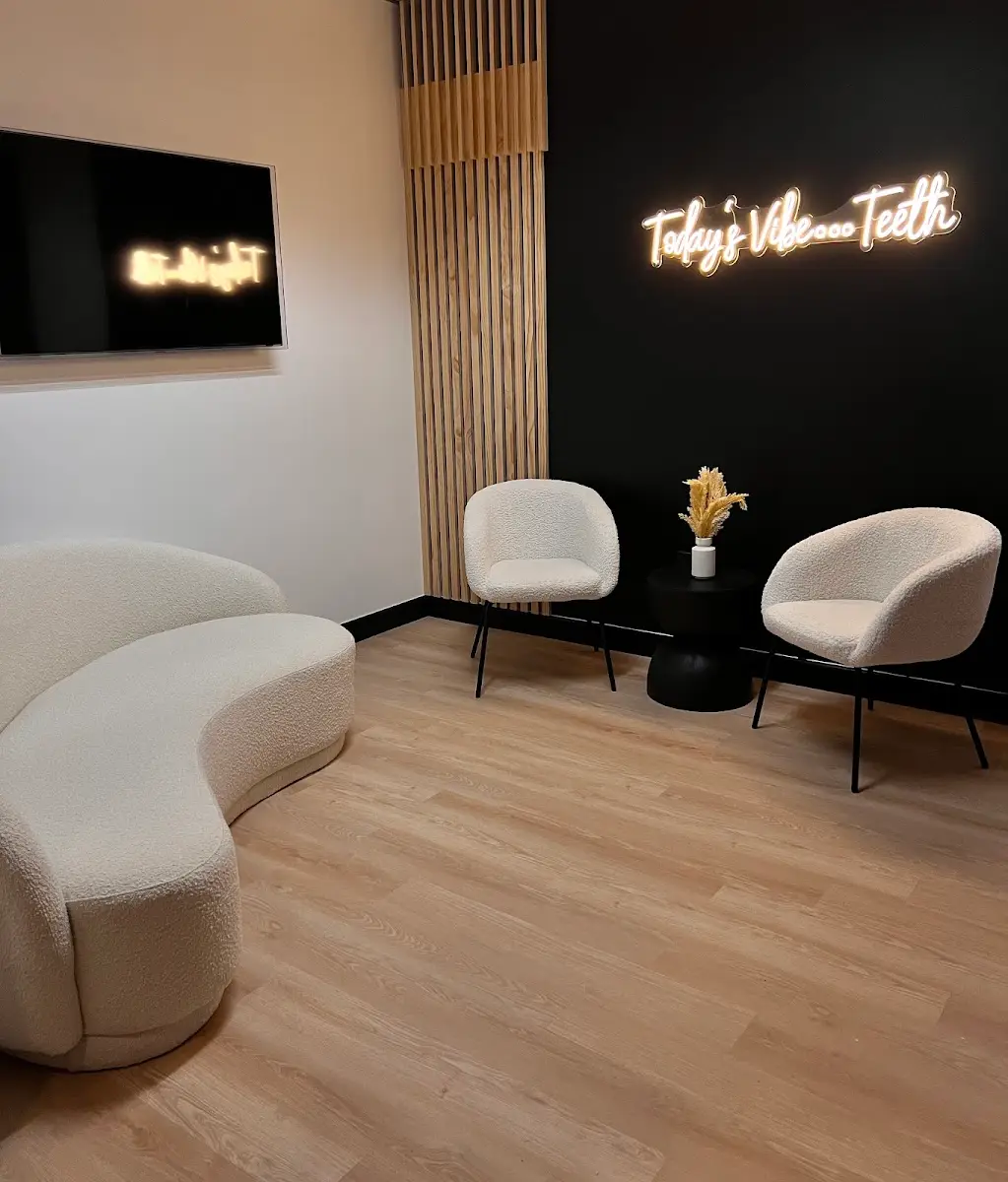 Front entrance of Gloss Dentistry at Greenway, Upper Kirby, Houston