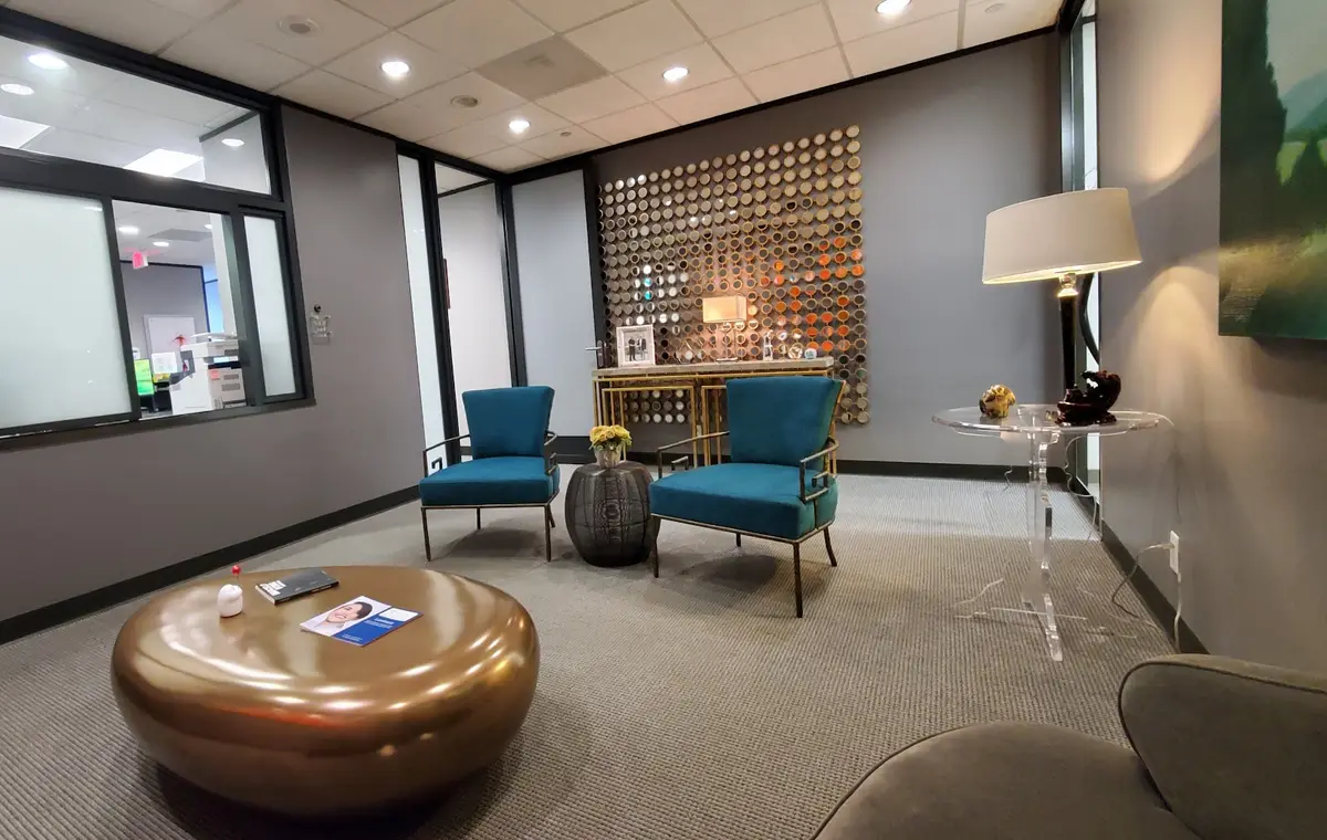 Treatment room at Greenway Dental Center for Esthetic and Implant Dentistry, Greenway Plaza, Houston