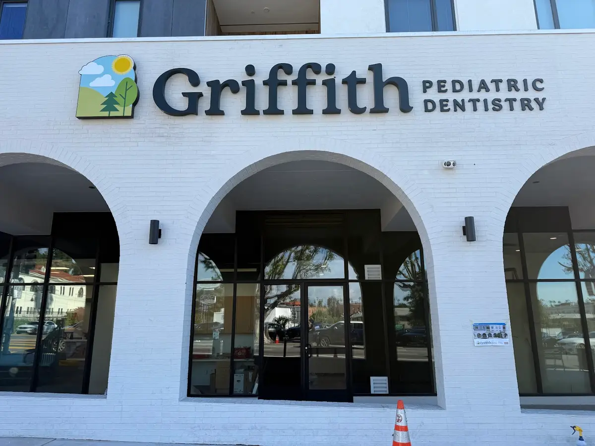 Front entrance of Griffith Pediatric Dentistry, Los Feliz, Los Angeles