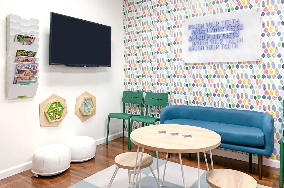 Treatment room at Hacienda Pediatric Dentistry, Hacienda Heights, Hacienda Heights
