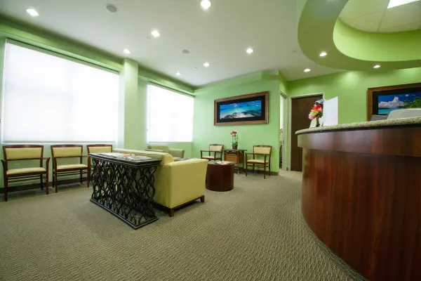 Reception at Hagen & Pham Dental, Fountain Valley, Fountain Valley