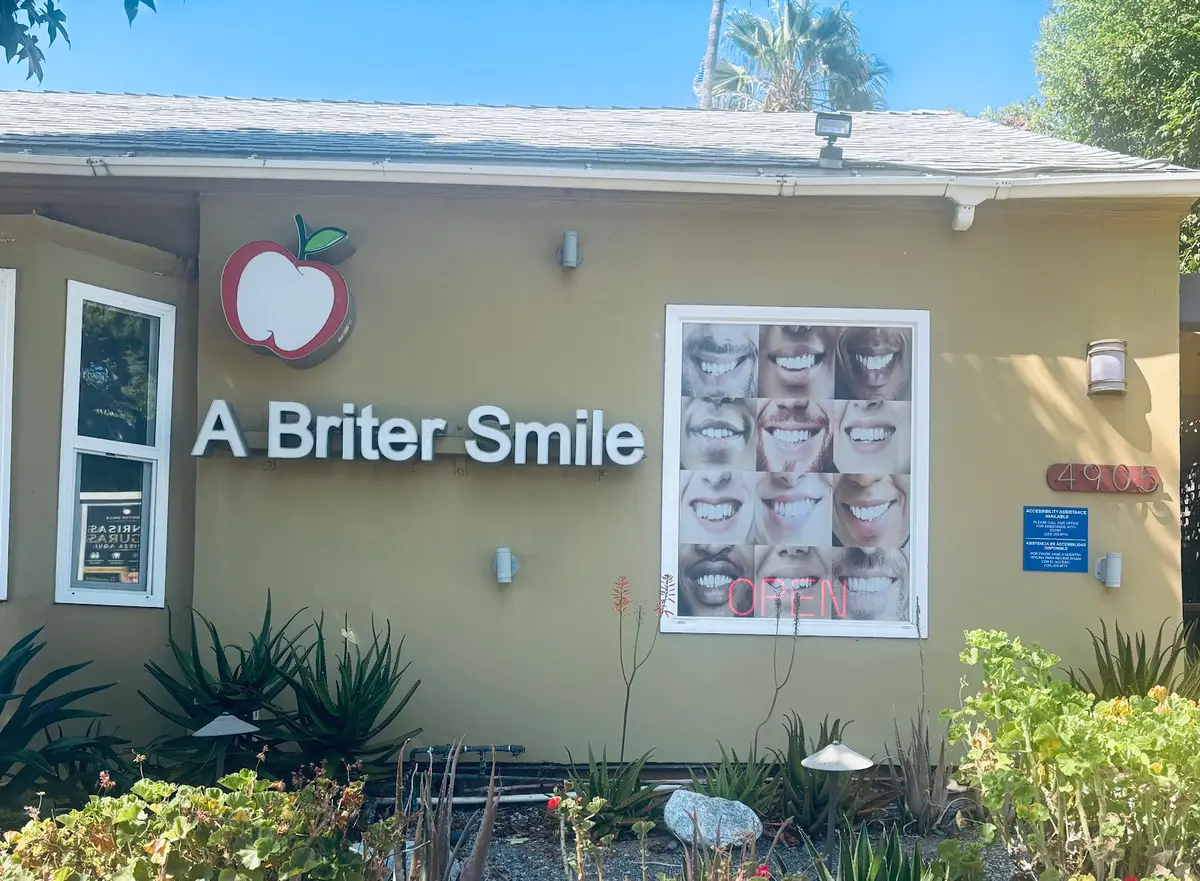 Waiting area at Happy Dental Care, Highland Park, Los Angeles