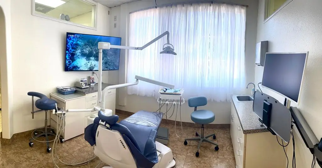 Waiting area at Hollywood Smile Dental, North Hollywood, Los Angeles