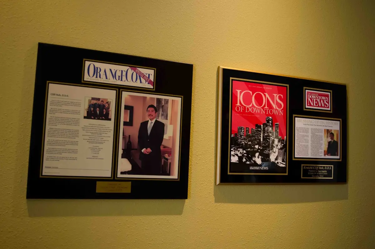 Inside Honda Plaza Dental Clinic, Chinatown, Los Angeles