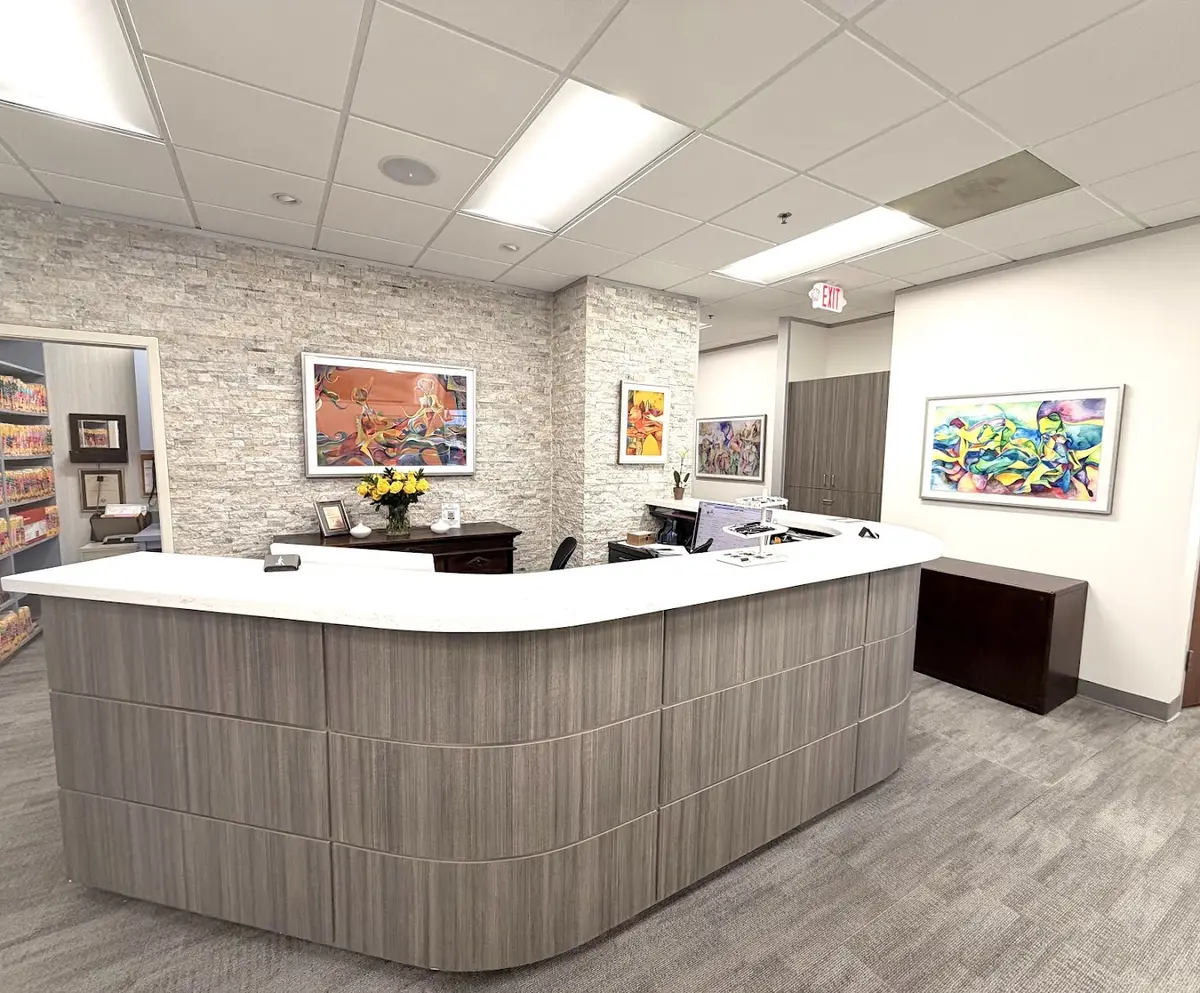 Waiting area at Houston Cosmetic Dental - John H. Krell DDS, Upper Kirby, Houston