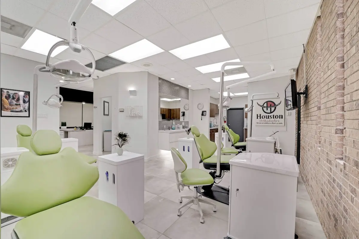 Waiting area at Houston Orthodontics, Meyerland, Houston