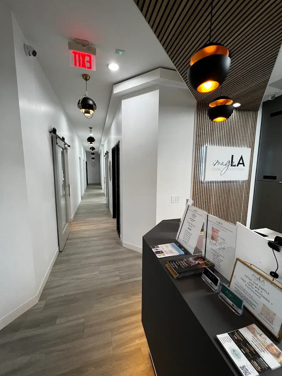 Treatment room at Image LA Dental & Photo Studio, Studio City, Los Angeles